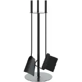 vidaXL set d'outils pour cheminée 4 pièces 22x59 cm acier