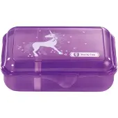Step by step Boîte à goûter avec fermeture à clic, lavable au lave-vaisselle, Lunch box, Violet
