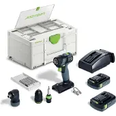Festool Perceuse-visseuse 18V TXS 18 C 3,0-SET + 2 batterie 3Ah + chargeur + coffret Systainer SYS3 - - 576896
