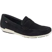 Rieker Moccasins 09050-14, chaussures basses, hommes, bleu foncé, taille : 43
