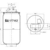 FEBI BILSTEIN Soufflet à air, suspension pneumatique 177162