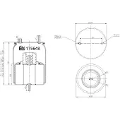 FEBI BILSTEIN Soufflet à air, suspension pneumatique 175648