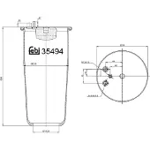 FEBI BILSTEIN Mécanisme, suspension pneumatique