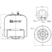 FEBI BILSTEIN Soufflet de suspension, suspension pneumatique