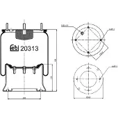 FEBI BILSTEIN Mécanisme, suspension pneumatique