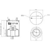 FEBI BILSTEIN Soufflet à air, suspension pneumatique 107169