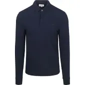Lacoste Longsleeve Poloshirt Piqué Marine Bleu Bleu foncé taille 3XL