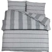 vidaXL Ensemble de literie Gris 140x200 cm coton