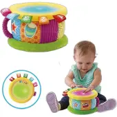 Vtech Magic Bilingual Lights Drum Spanish Version Multicolore 3-9 Months