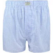 Steppin' Out Boxershort Damier Bleu