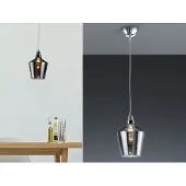 TRIO Lampe suspendue CALAIS noir 304800142