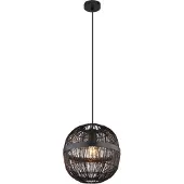 Globo Lighting Lampe à suspendre métal noir mat, 1x E27