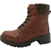 Jana Bottines , modèle à lacets, couleur marron, style décontracté
