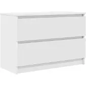 vidaXL Armoire TV Blanc 80x35x54 cm Bois composite