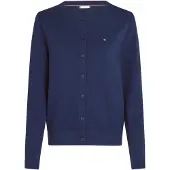 Tommy Hilfiger Cardigan 'Fine' bleu marine