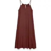 Vero Moda Jesmilo Calf Sleeveless Midi Dress Rouge M Femme