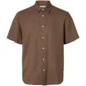 Selected Chemise 'SLHCLAY' chocolat