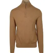 Steppin' Out Half-Zip Pull Cotton Cachemire Chameau