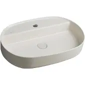 Hak INFINITY OVAL vasque à poser, 60x40cm, Ivory