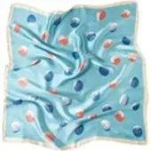 Alberto Cabale Écharpe 'Petal Cléo' bleu