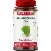 SuperDiet Ginkgo Biloba Bio Circulation - 10% avec le code: 926CE 90 pc(s) Capsule(S)