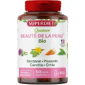 SuperDiet SUPER DIET Quatuor Bio Beauté de la peau Gélules 150 pc(s) Capsule(S)
