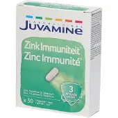 Juvamine Zinc Immunité 30 capsules 30 pc(s) Capsule(S)