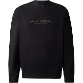 Armani Exchange Sweat-shirt gris foncé / noir
