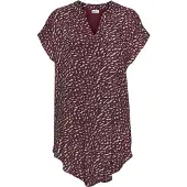 Beach time Chemisier lilas / bordeaux / blanc