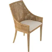 Signature - Chaise en rotin H 88cm - JULIE