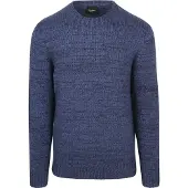 Lyle & Scott Pull Melange Foncé Bleu Bleu foncé taille L