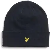Lyle & Scott Bonnet en laine mélangée, bleu marine - Taille - Homme