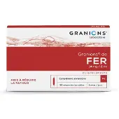 Granions de Fer 30x2 ml Ampoule(S) Buvable(S)