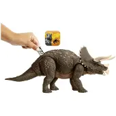 Mattel Figurine articul e Jurassic World Dinosaur Toy Habitat Defender Triceratops fabriqu e partir de 60 % de plastique certifi ISCC
