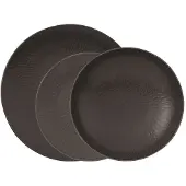 Arthur Krupp SAMBONET Set 12 assiettes Onyx