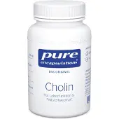 Pro medico GmbH Pure Encapsulations Gélules de choline pour la fonction hépatique et le métabolisme des graisses, 60 gélules