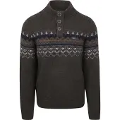 New Zealand NZA Pull Iker Nordic Wool Blend Noisette