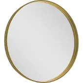 Sapho Miroir NOTION avec cadre, rond, ø 80 cm, or mat