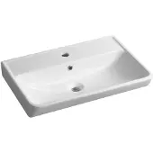 Bruckner NEON lavabo en céramique 60x41,5cm, blanc