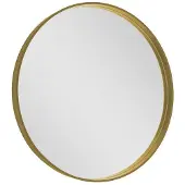 Sapho Miroir NOTION avec cadre, rond, ø 60 cm, or mat