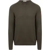 KnowledgeCotton Apparel Pull Olive Vert Vert foncé taille XL