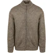 Steppin' Out Cardigan Melange Vert Marron