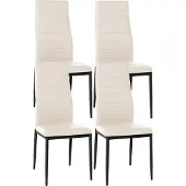CLP lot de 4 chaises de salle à manger Mayfair