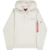 Alpha industries Sweat-shirt 'Mirror' gris clair / vert / rouge / noir