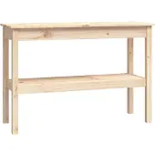 vidaXL Table console 110x40x75 cm Bois massif de pin