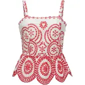 Salsa Jeans 21012075 Sleeveless T-shirt Blanc M Femme