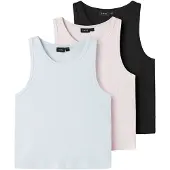 LMTD Haut bleu pastel / rose pastel / noir