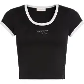 Calvin Klein Lv047g220g Short Sleeve T-shirt Noir S Femme
