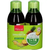 PDM to be maintained MILICAL Draineur Ultra Goût Ananas 1000 ml Solution Orale