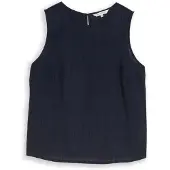 Tom Tailor 1049815 Sleeveless Blouse Bleu 34 Femme